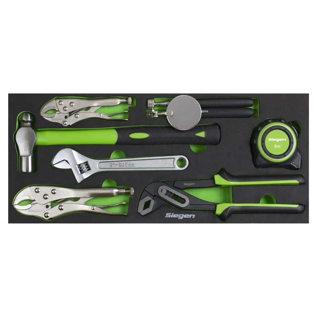 Siegen by Sealey Portable Tool Chest 3 Drawer with 98pc Tool Kit  White Rose Tools