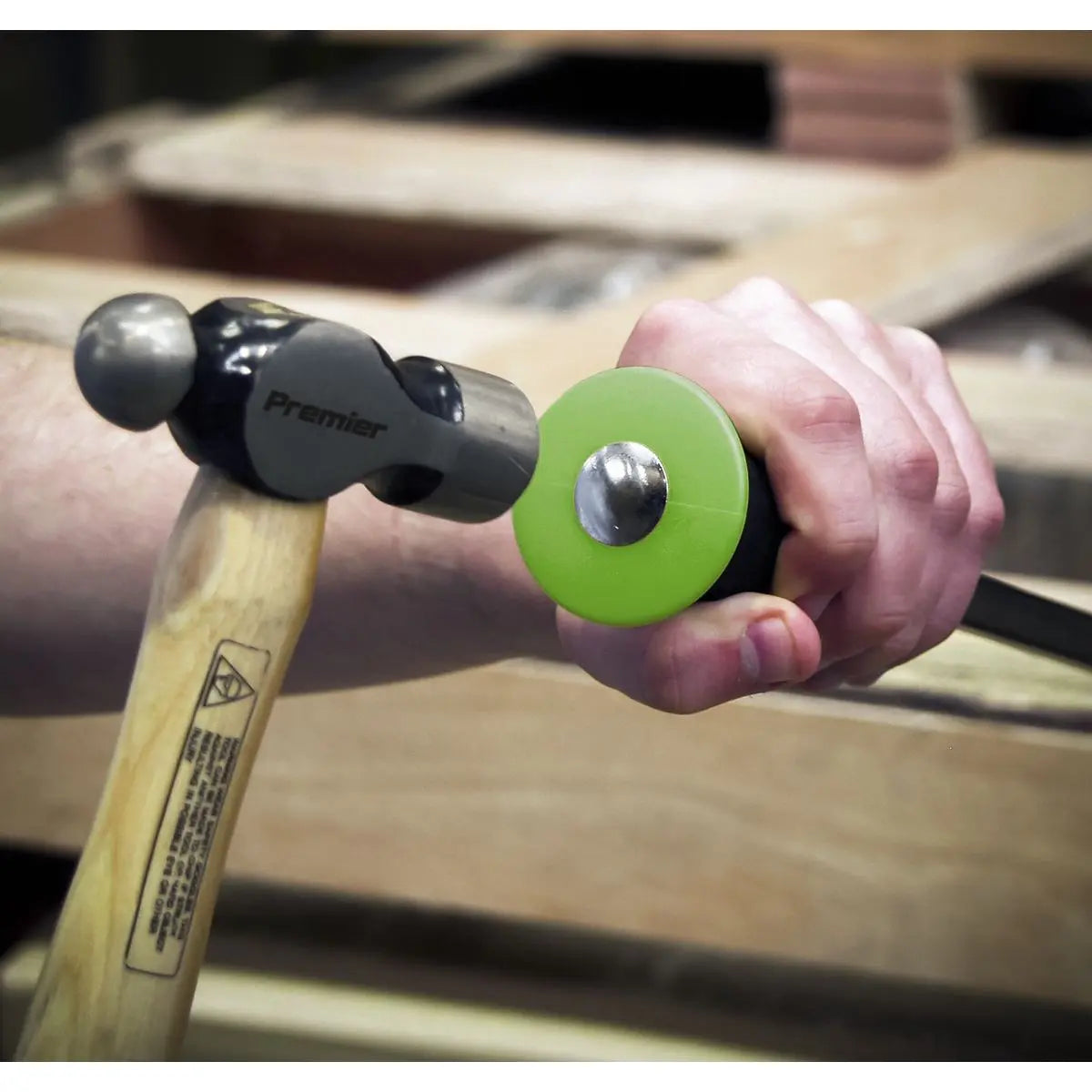 Siegen by Sealey Pry Bar Set with Hammer Cap 3pc