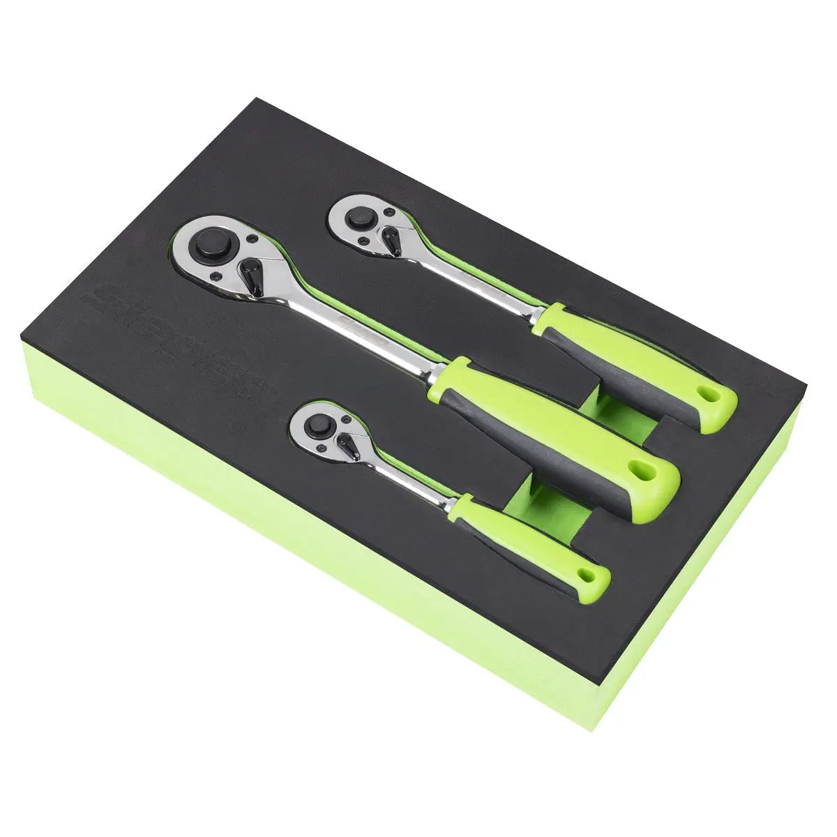 Siegen by Sealey Ratchet Wrench Set 3pc White Rose Tools