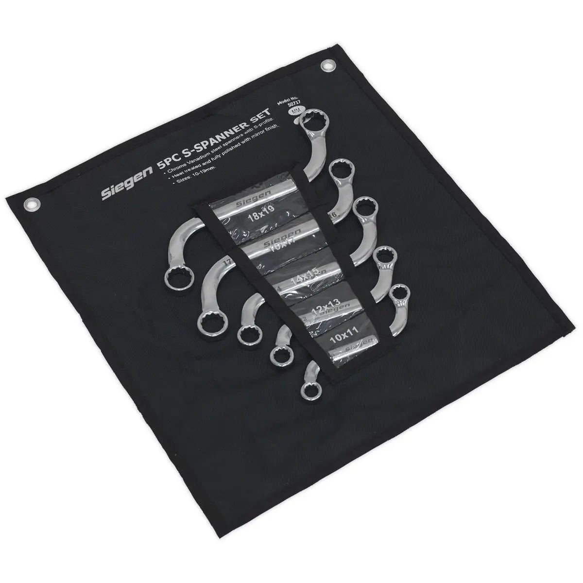 Siegen by Sealey S-Spanner Set 5pc Metric