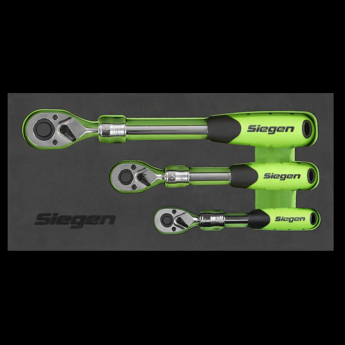 Siegen by Sealey Siegen Extendable Ratchet Wrench Set 3pc White Rose Tools