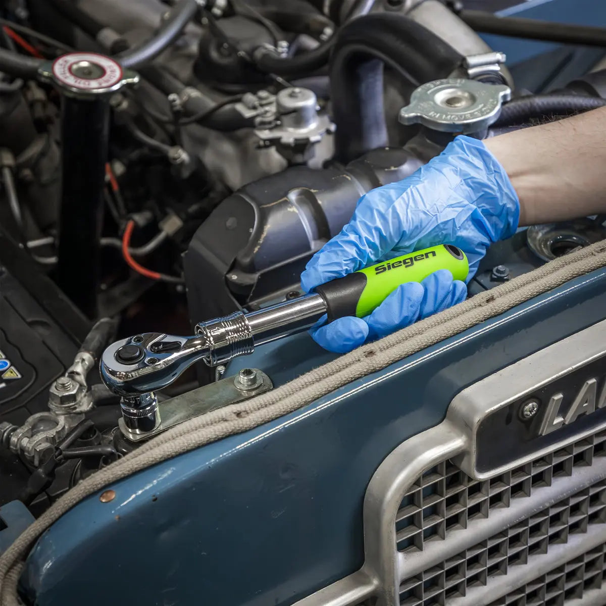 Siegen by Sealey Siegen Extendable Ratchet Wrench Set 3pc White Rose Tools