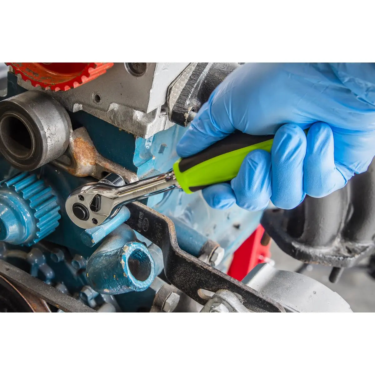 Siegen by Sealey Socket Set 19pc 3/8"Sq Drive 6pt WallDrive® Metric