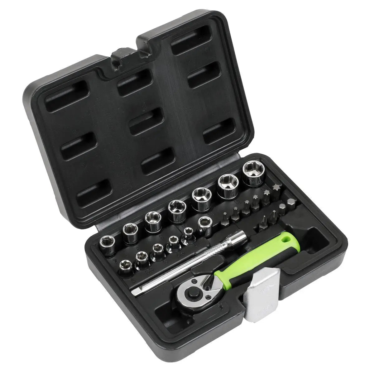 Siegen by Sealey Socket Set 25pc 1/4"Sq Drive - Metric