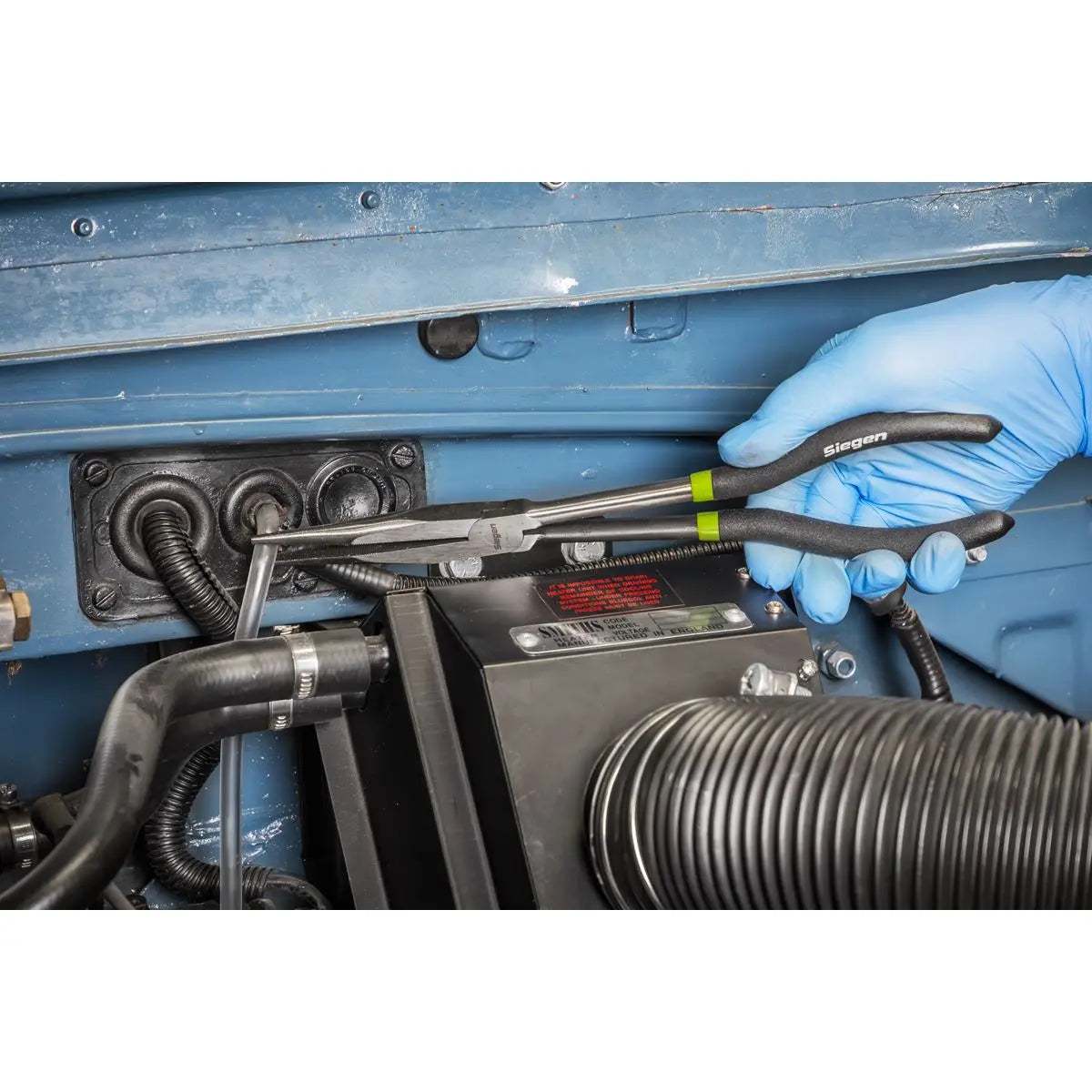 Siegen by Sealey Tool Tray with Pliers Set 9pc White Rose Tools