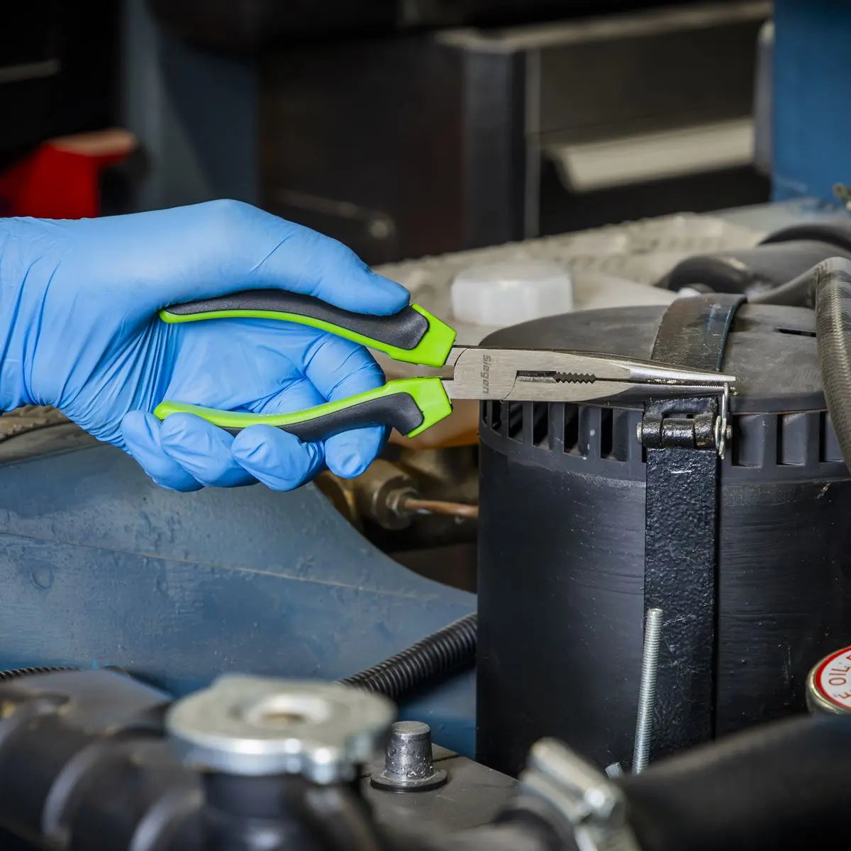 Siegen by Sealey Tool Tray with Pliers Set 9pc White Rose Tools