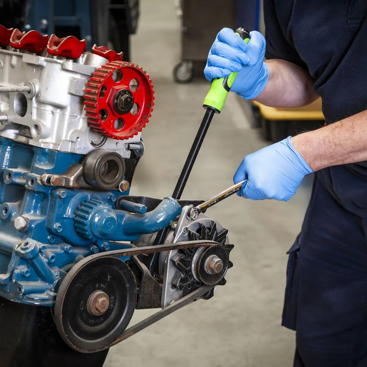 Siegen by Sealey Tool Tray with Pry Bar, Hammer & Punch Set 23pc  White Rose Tools