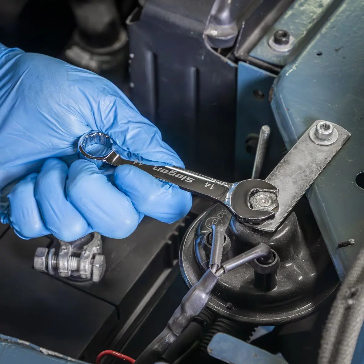 Siegen by Sealey Tool Tray with Specialised Spanner Set 30pc - Metric  White Rose Tools