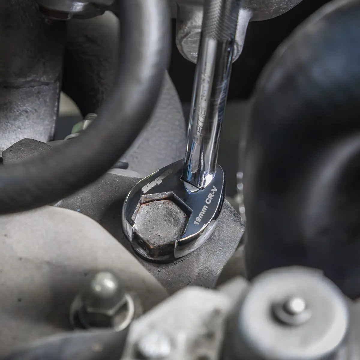 Siegen by Sealey Tool Tray with Specialised Spanner Set 30pc - Metric  White Rose Tools