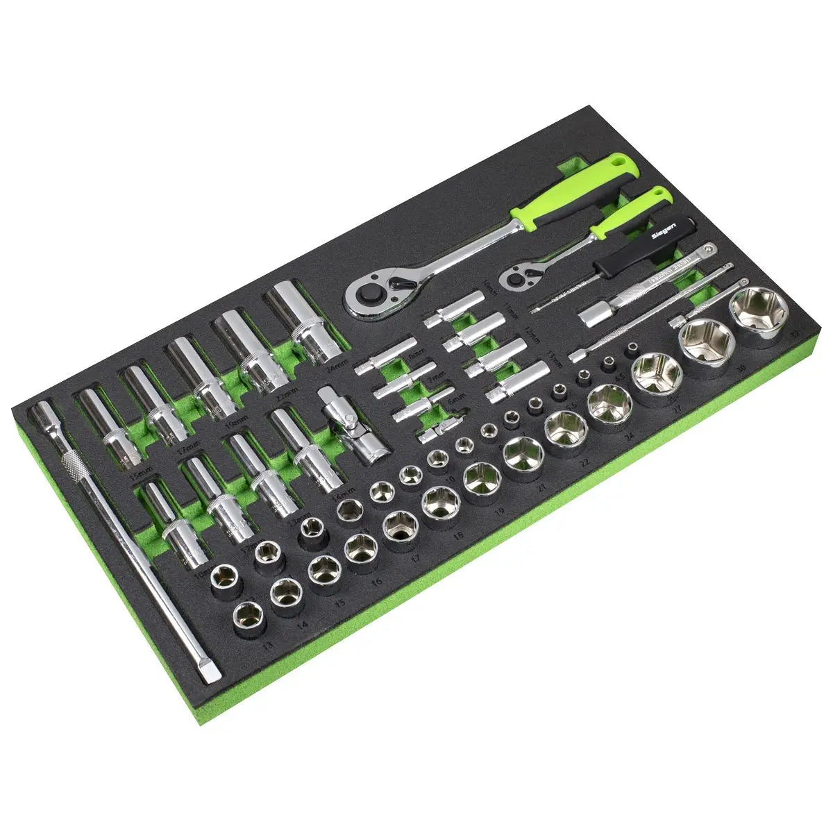 Siegen by Sealey Top Chest & Rollcab Combination 6 Drawer with Tool Kit 247pc White Rose Tools