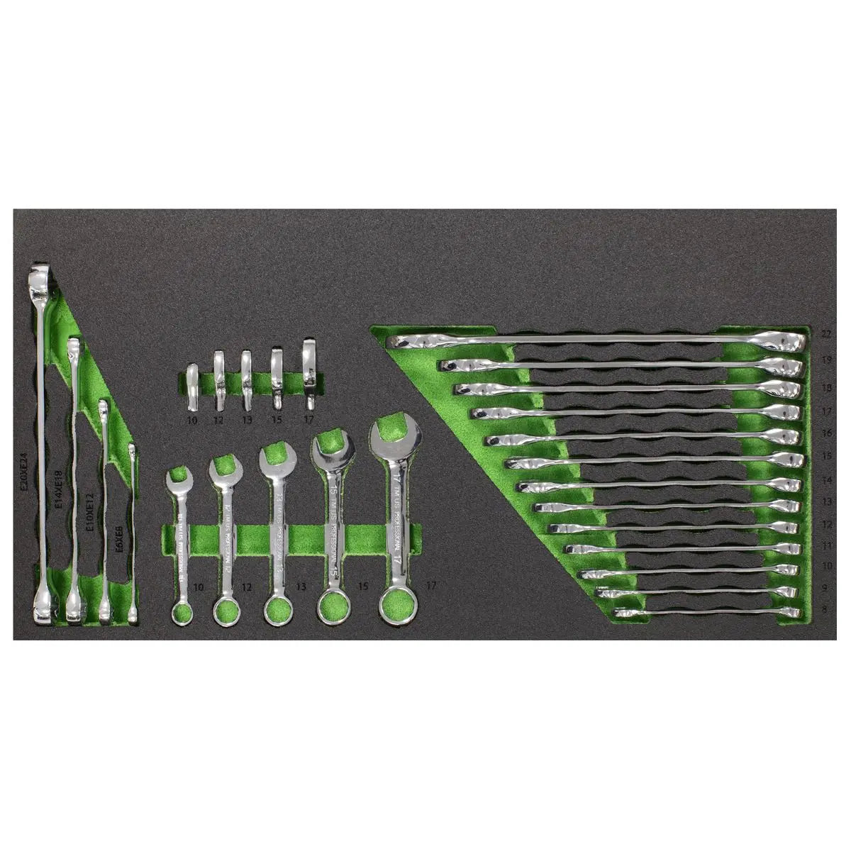 Siegen by Sealey Top Chest & Rollcab Combination 6 Drawer with Tool Kit 247pc White Rose Tools