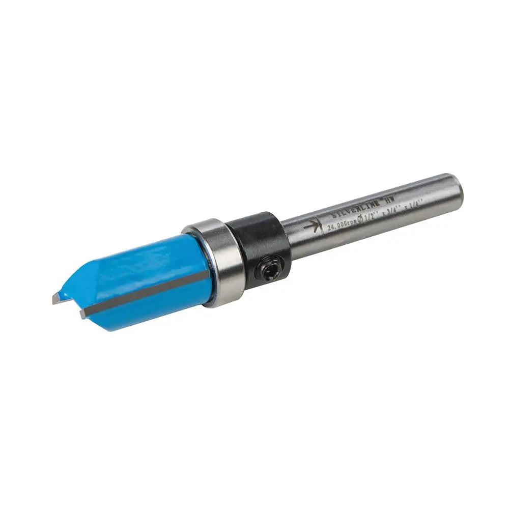 Silverline 1/4" Shank TCT Template Cutter Router Bits