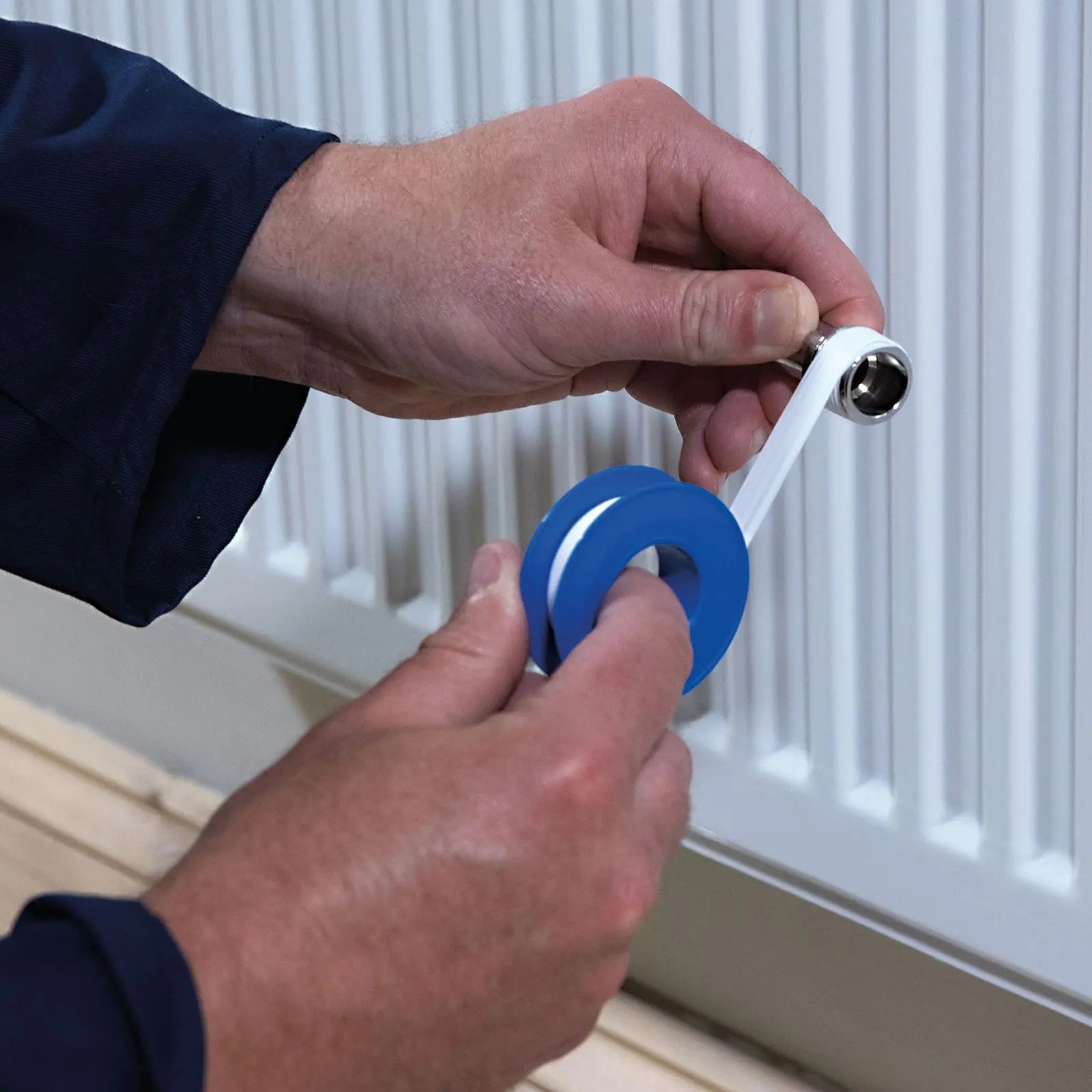 Silverline 1 Roll White PTFE Thread Seal Tap Water Plumbing 19mm x 12m