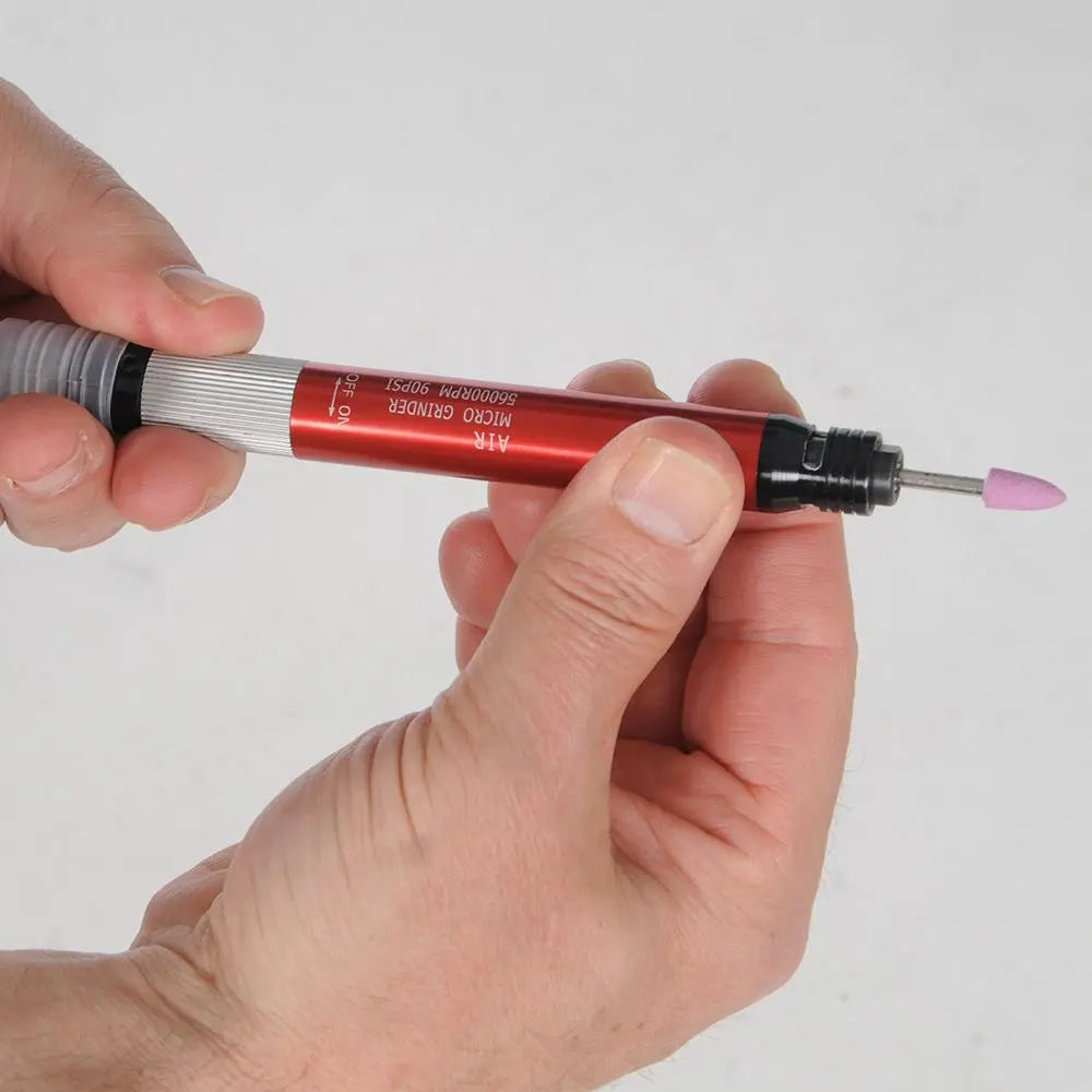 Silverline 1.5m Air Micro Grinder Kit High Speed Heads Oiler Precise
