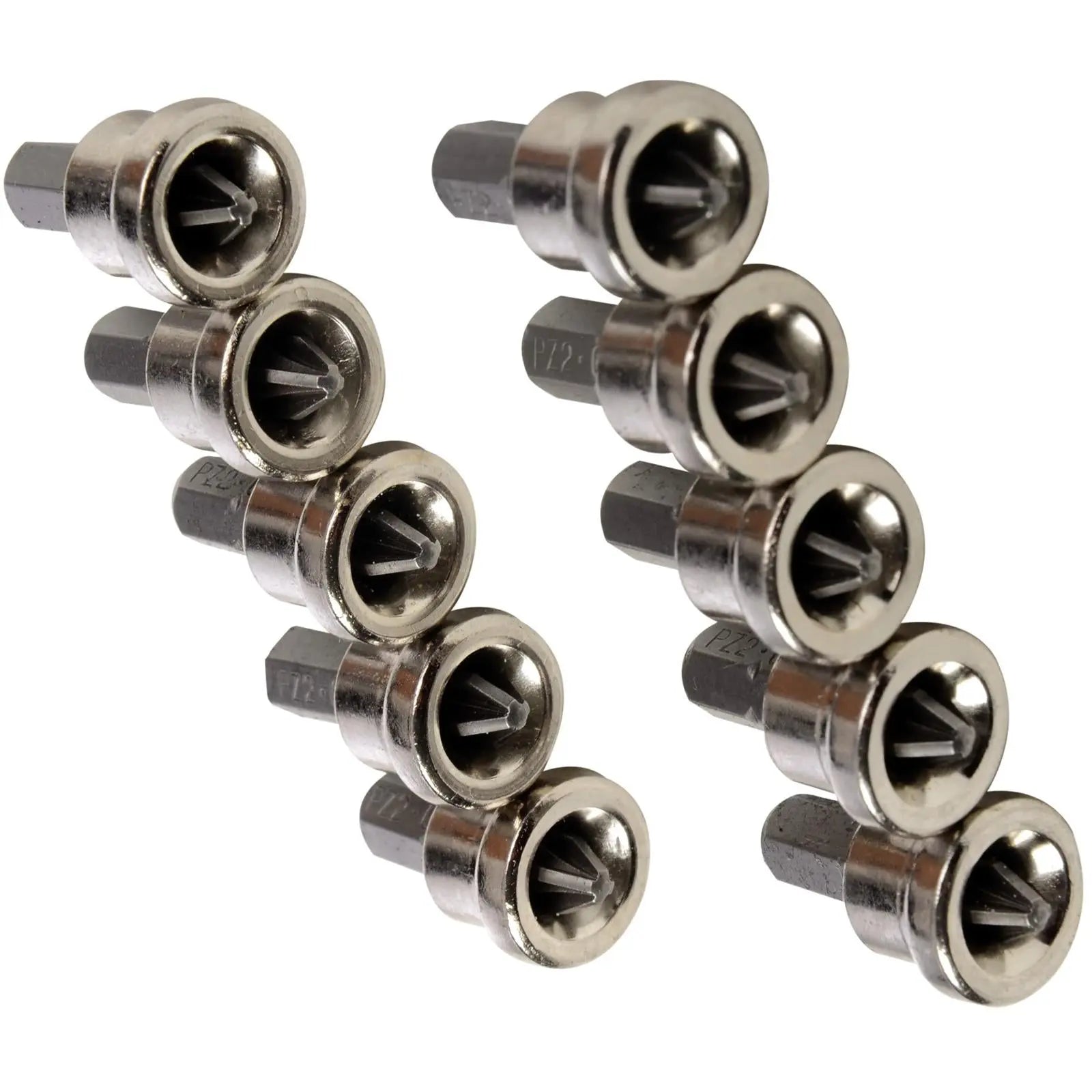 Silverline 10 Pack Drywall Bits PH2 Phillips Drill Adjustable Depth Stop