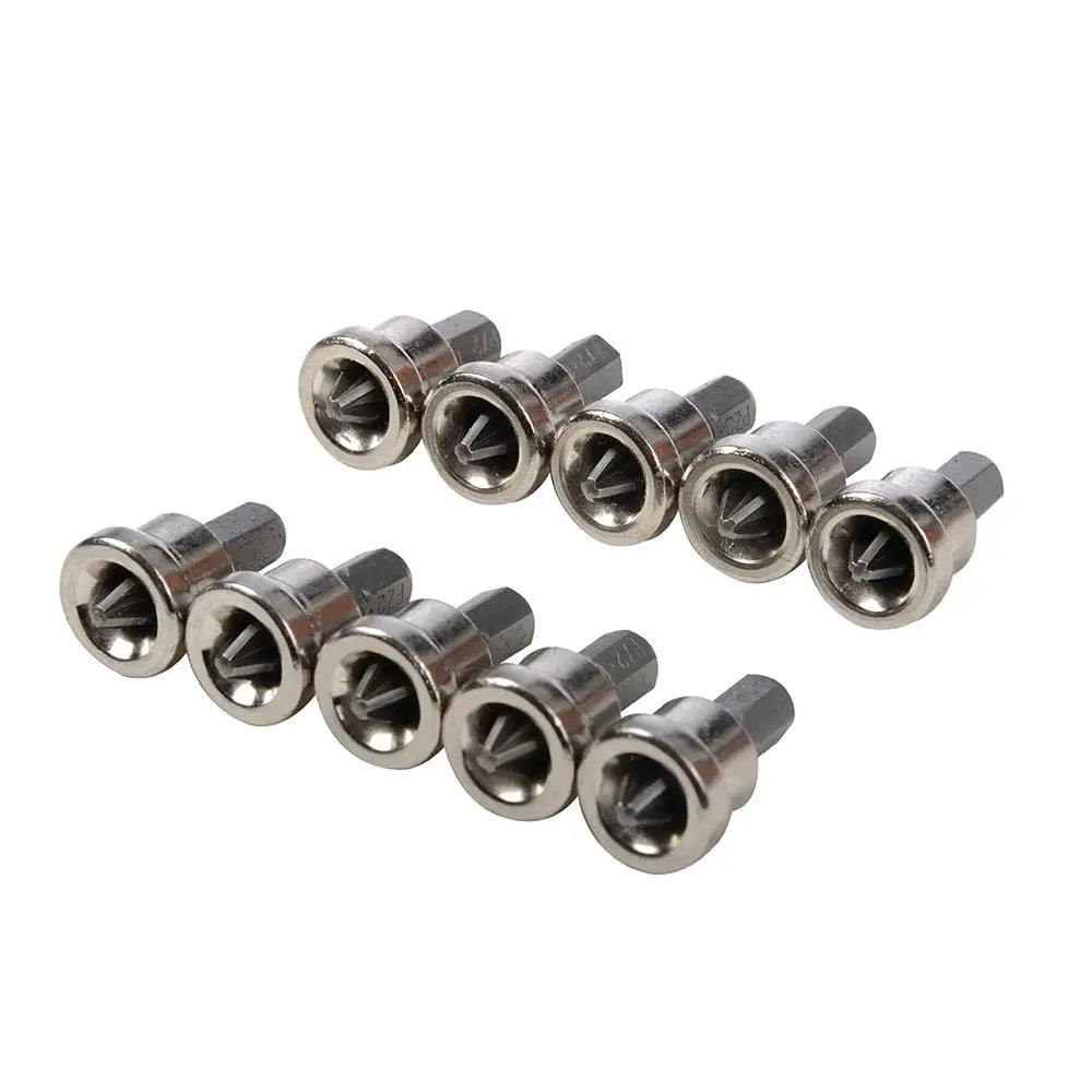 Silverline 10 Pack Drywall Bits PH2 Phillips Drill Adjustable Depth Stop