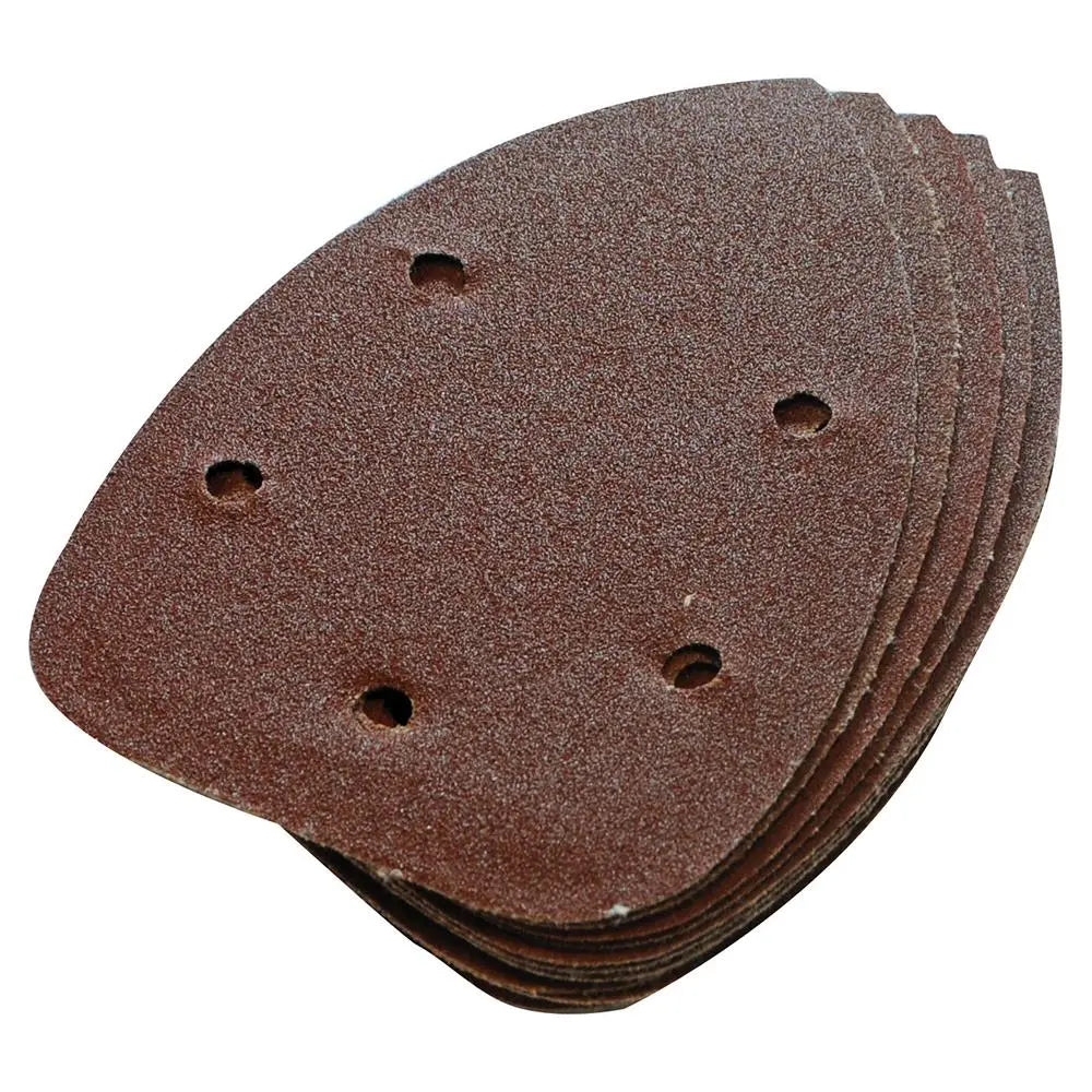Silverline 10 Piece 140mm Hook & Loop Detail Sander Sheets