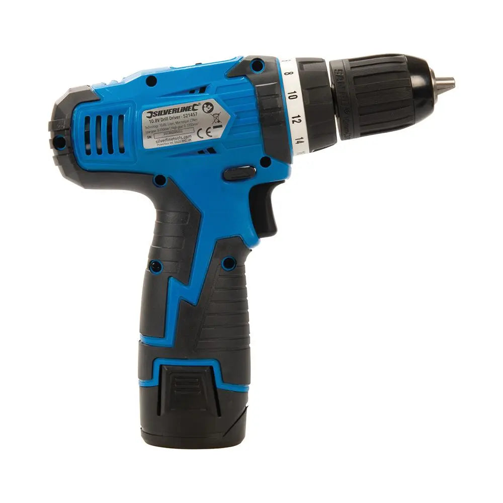 Silverline 10.8V Drill Driver 521457 White Rose Tools