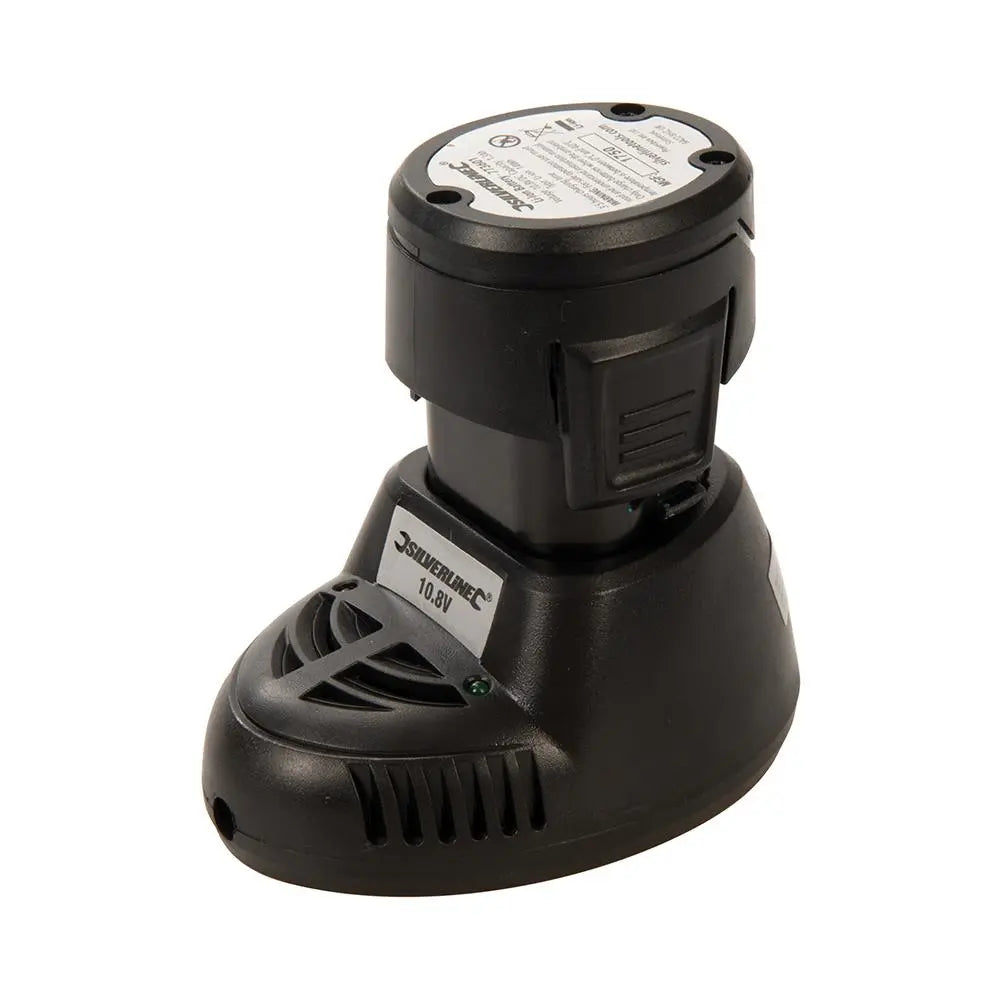 Silverline 10.8V Drill Driver 521457 White Rose Tools