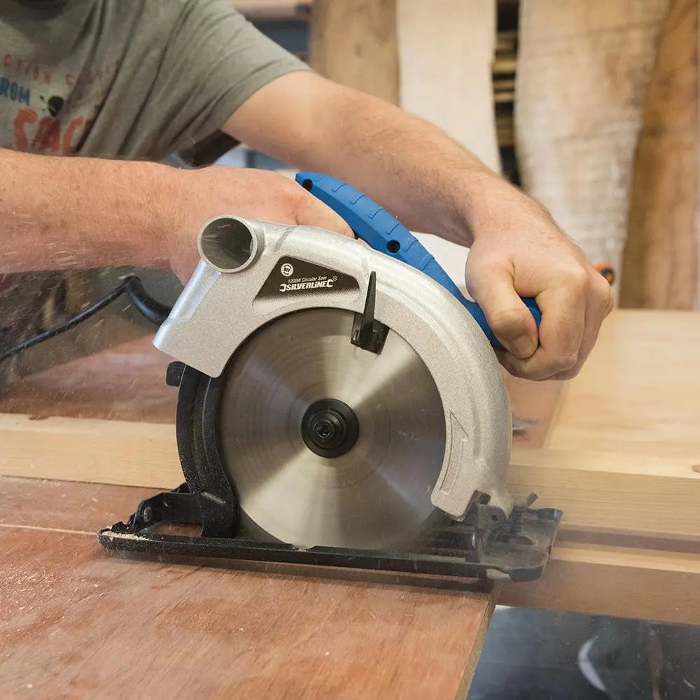 Silverline 1200W Circular Saw 185mm 845135  White Rose Tools