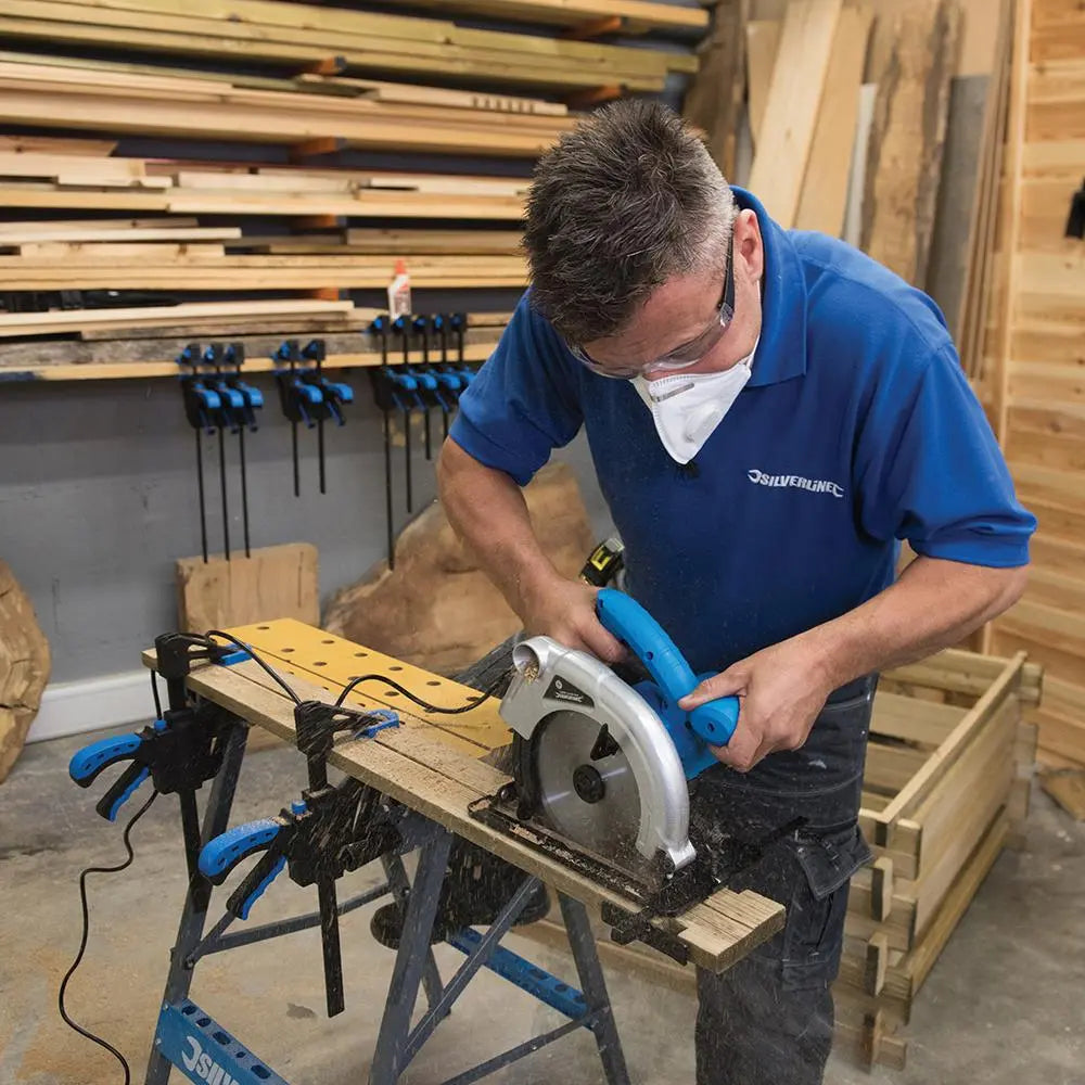 Silverline 1200W Circular Saw 185mm 845135  White Rose Tools