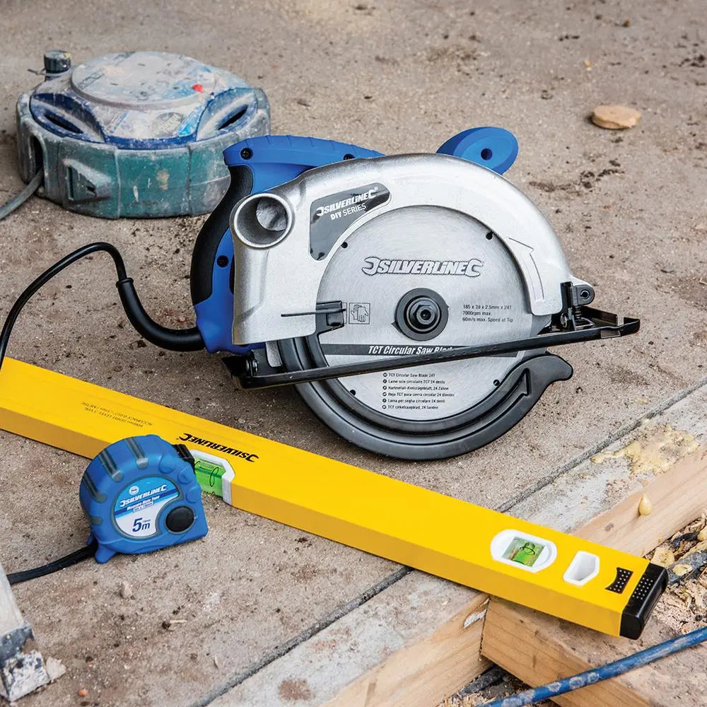 Silverline 1200W Circular Saw 185mm 845135  White Rose Tools