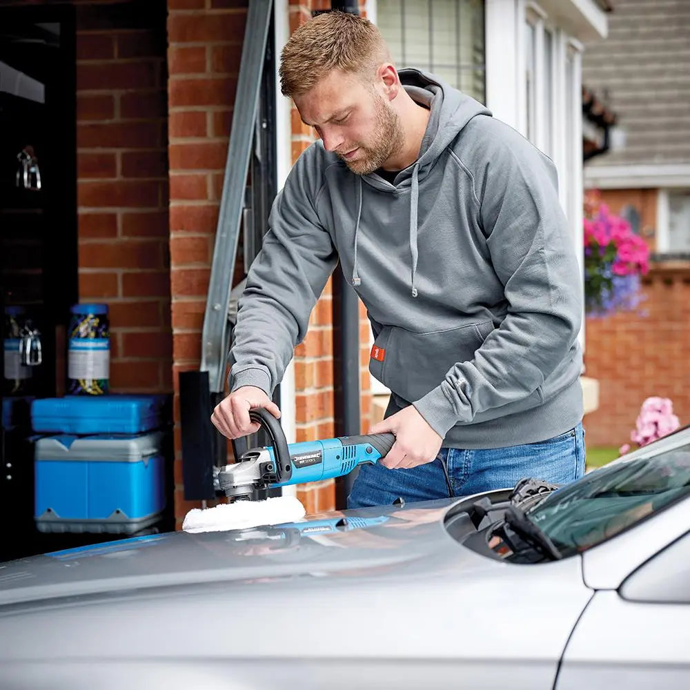 Silverline 1200W Sander Polisher 180mm 264569 White Rose Tools