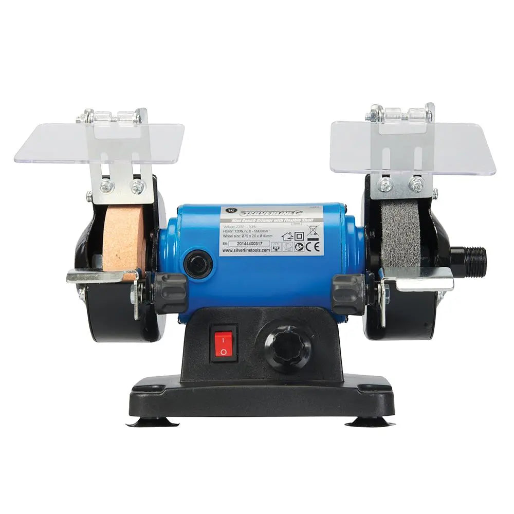 Silverline 120W Multi Grinder 75mm UK 268953 White Rose Tools
