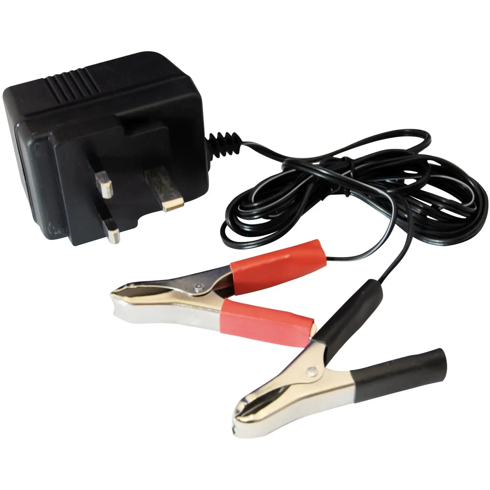 Silverline 12v Trickle Charger 3 Pin Plug Car Battery Motorcycle Quad Tractor
