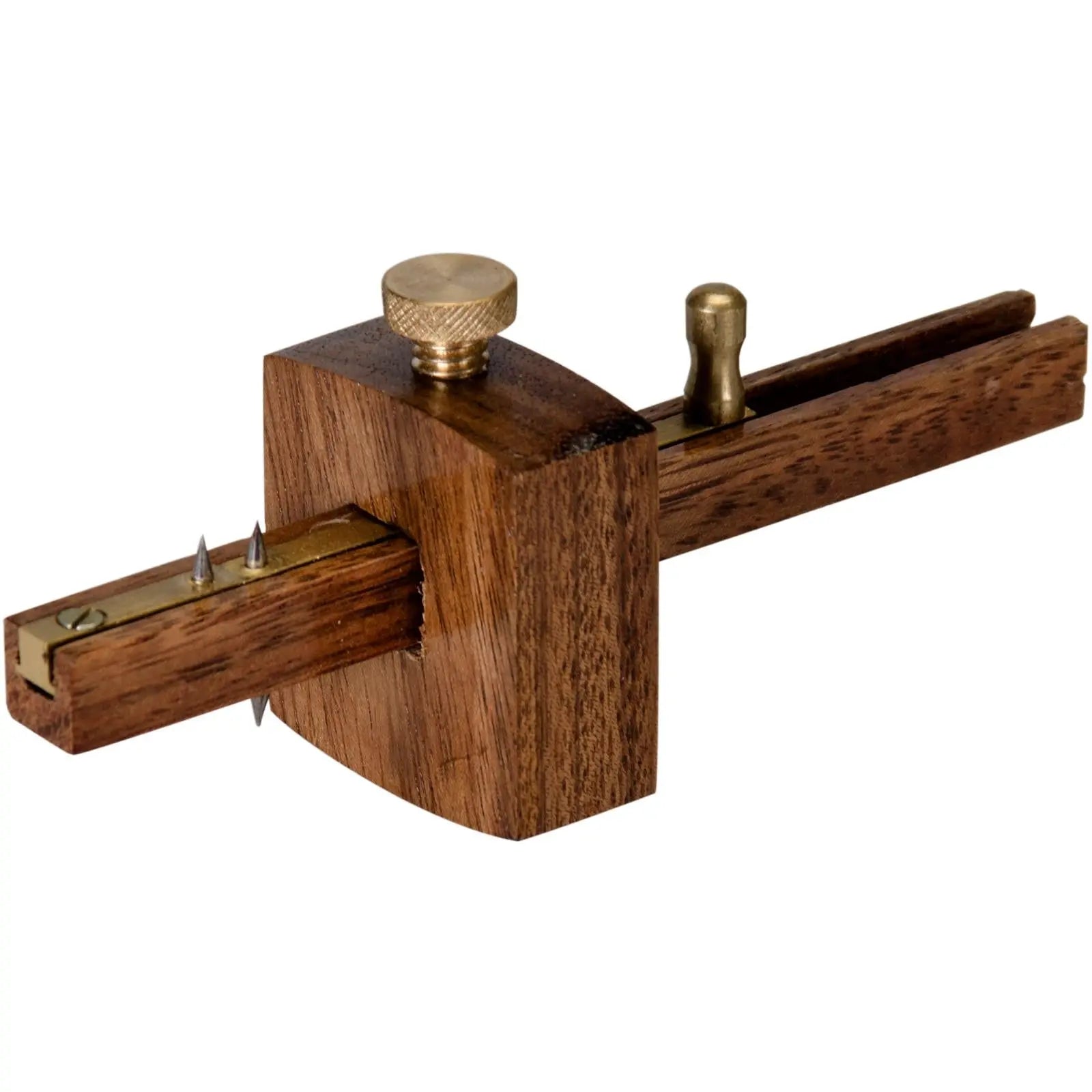 Silverline 130mm Mini Mortice Gauge Woodwork Carpentry Marking Brass Spurs