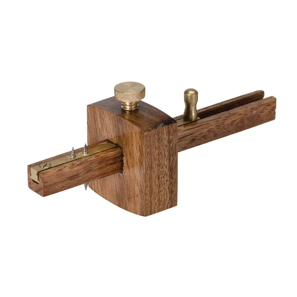 Silverline 130mm Mini Mortice Gauge Woodwork Carpentry Marking Brass Spurs