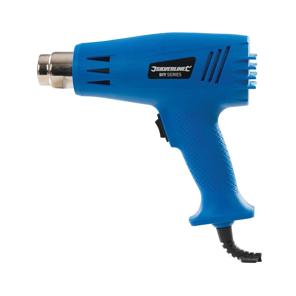 Silverline 1500W Heat Gun 500°C 947560 White Rose Tools