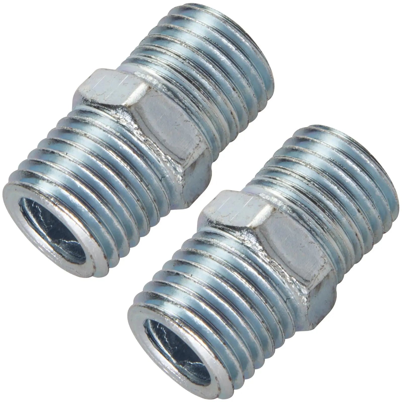 Silverline 2 Piece 1/4" BSPT Equal Union Connector Air Line Hose Male 40mm