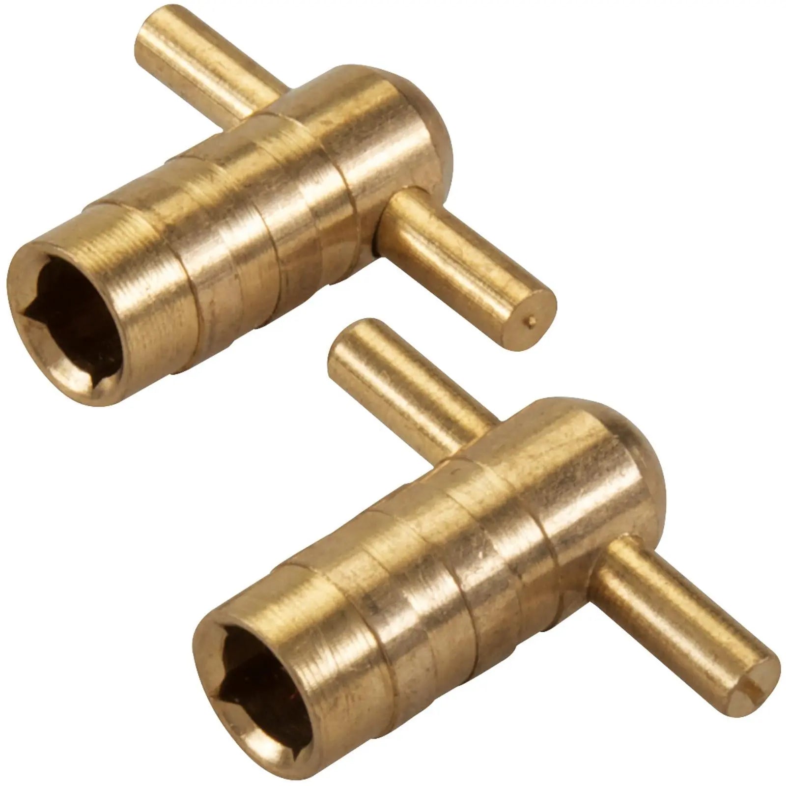 Silverline 2 Piece Radiator Bleed Key Solid Brass Plumbing Heating