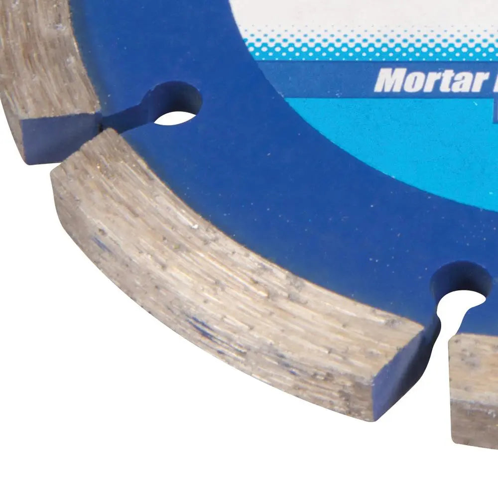 Silverline 2 Piece Segmented Mortar Rake Diamond Blade Cutting Angle Grinder