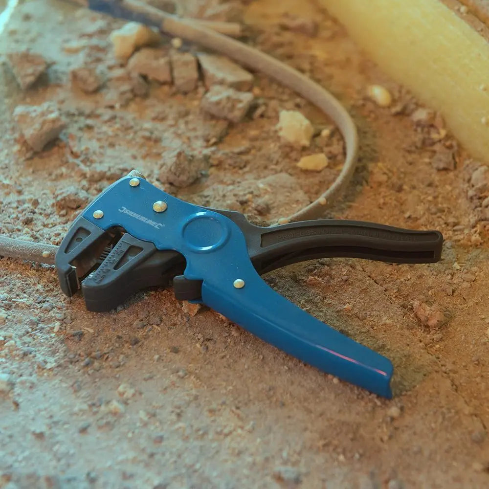 Silverline 2-in-1 Adjustable Wire Strippers 170mm 296135 White Rose Tools