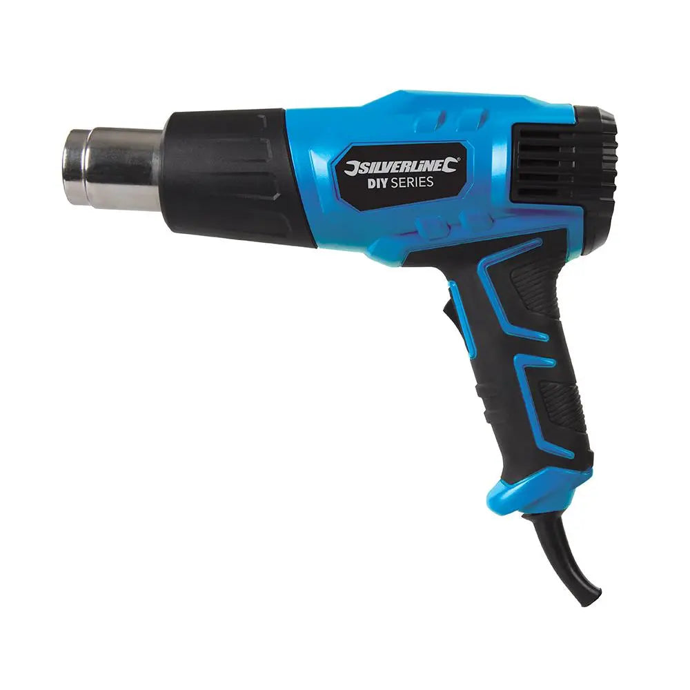 Silverline 2000W Heat Gun 550ºC 127655  White Rose Tools