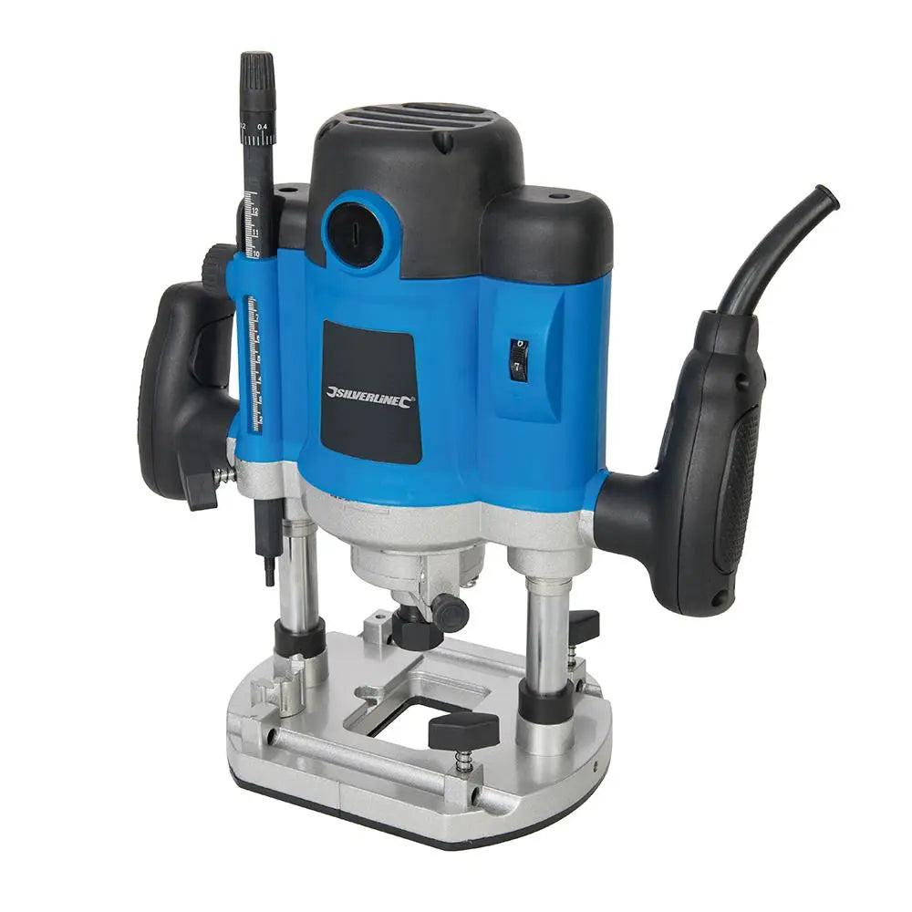 Silverline 2050W Plunge Router 1/2" 124799  White Rose Tools