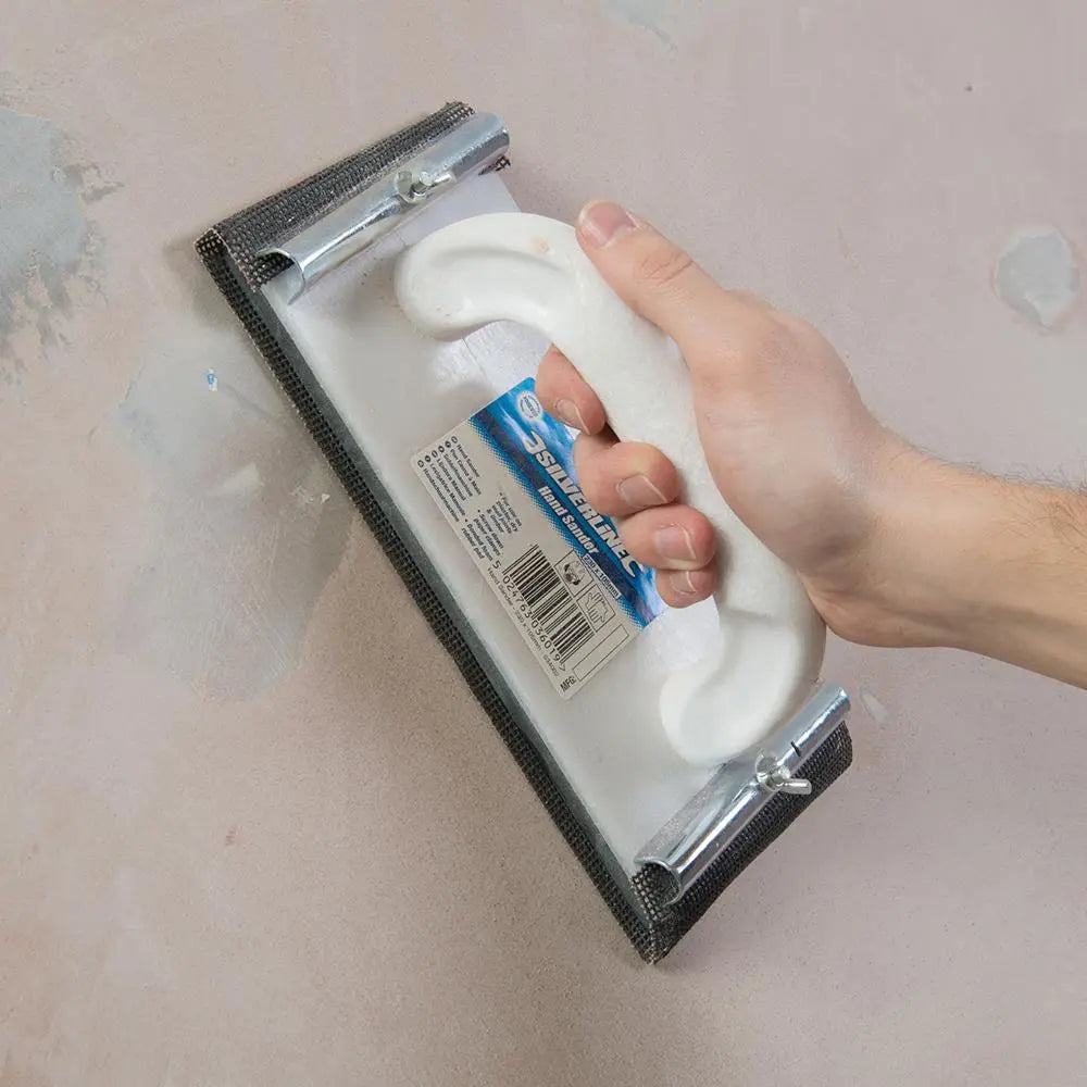 Silverline 230 x 105mm Hand Sander Plasterboard Joint Wall Ceiling Abrasive Block