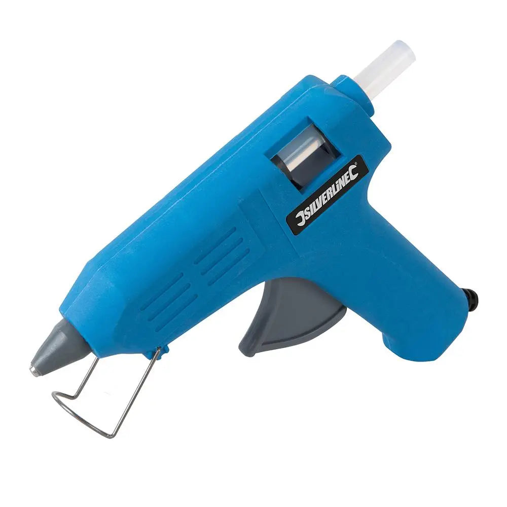 Silverline 230V Hobby Glue Gun Adhesive Wood Plastic Metal Glass Fabric