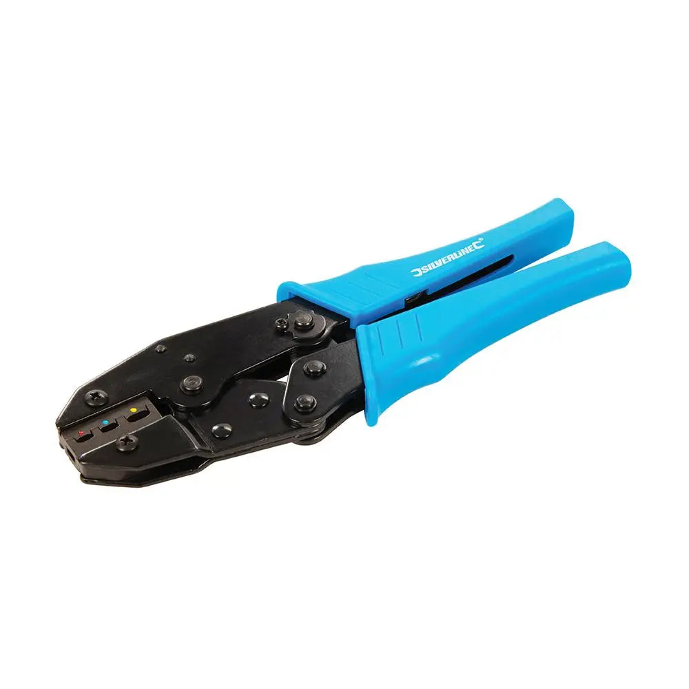 Silverline 230mm Expert Ratchet Crimping Tool 0.5-6mm Wire Electrician