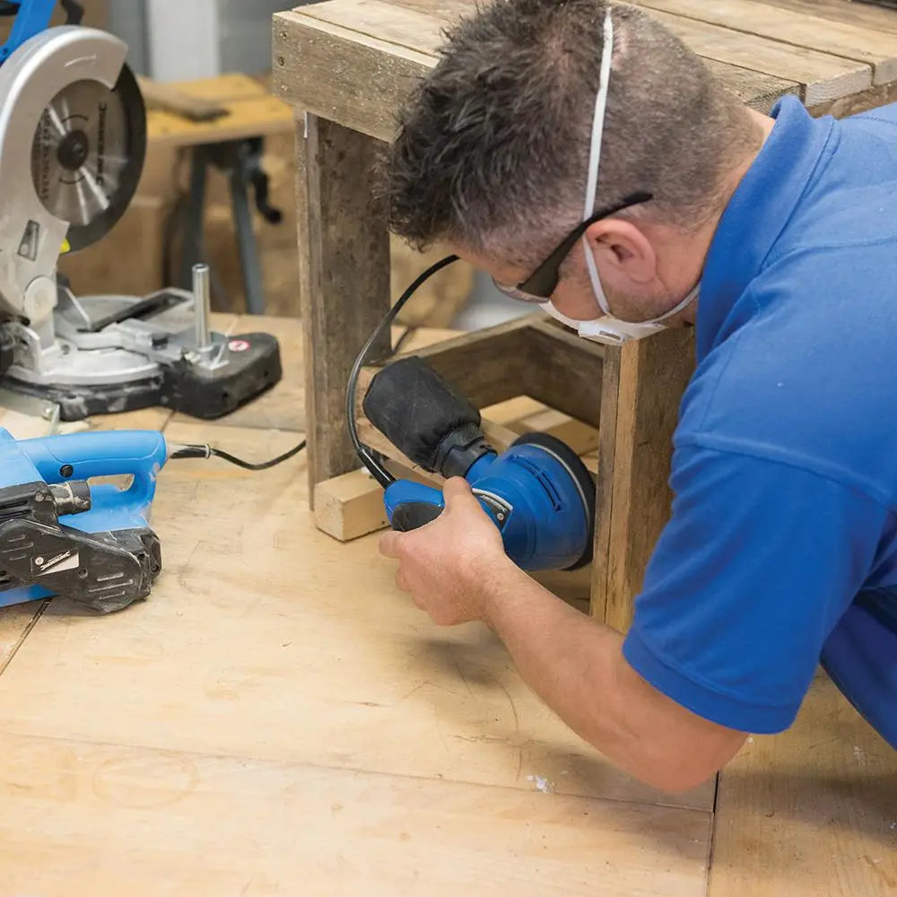 Silverline 240W Random Orbit Sander 125mm 870944 White Rose Tools