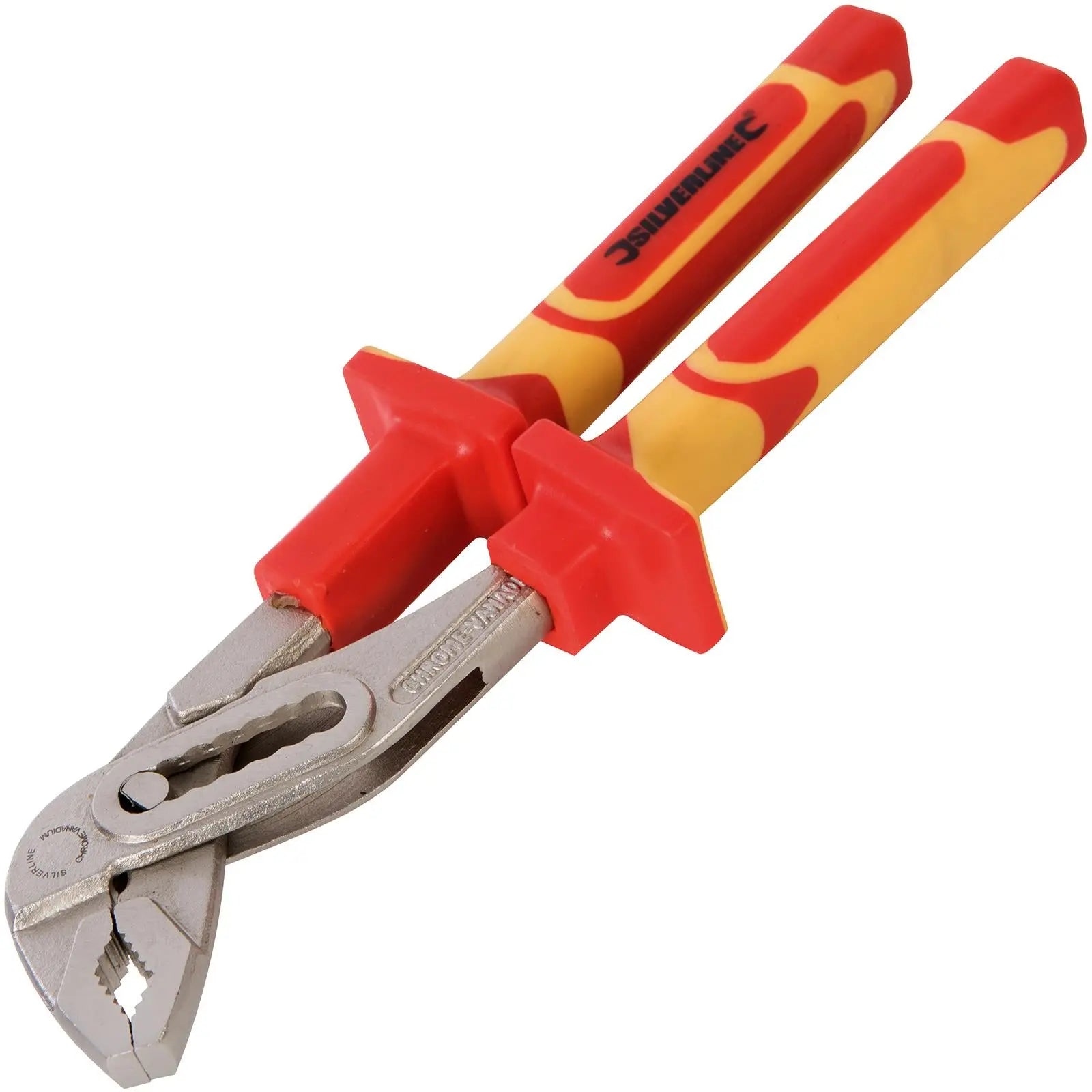 Silverline 240mm VDE Expert Water Pump Pliers Electrican Wrench Plumbing Slip Joint