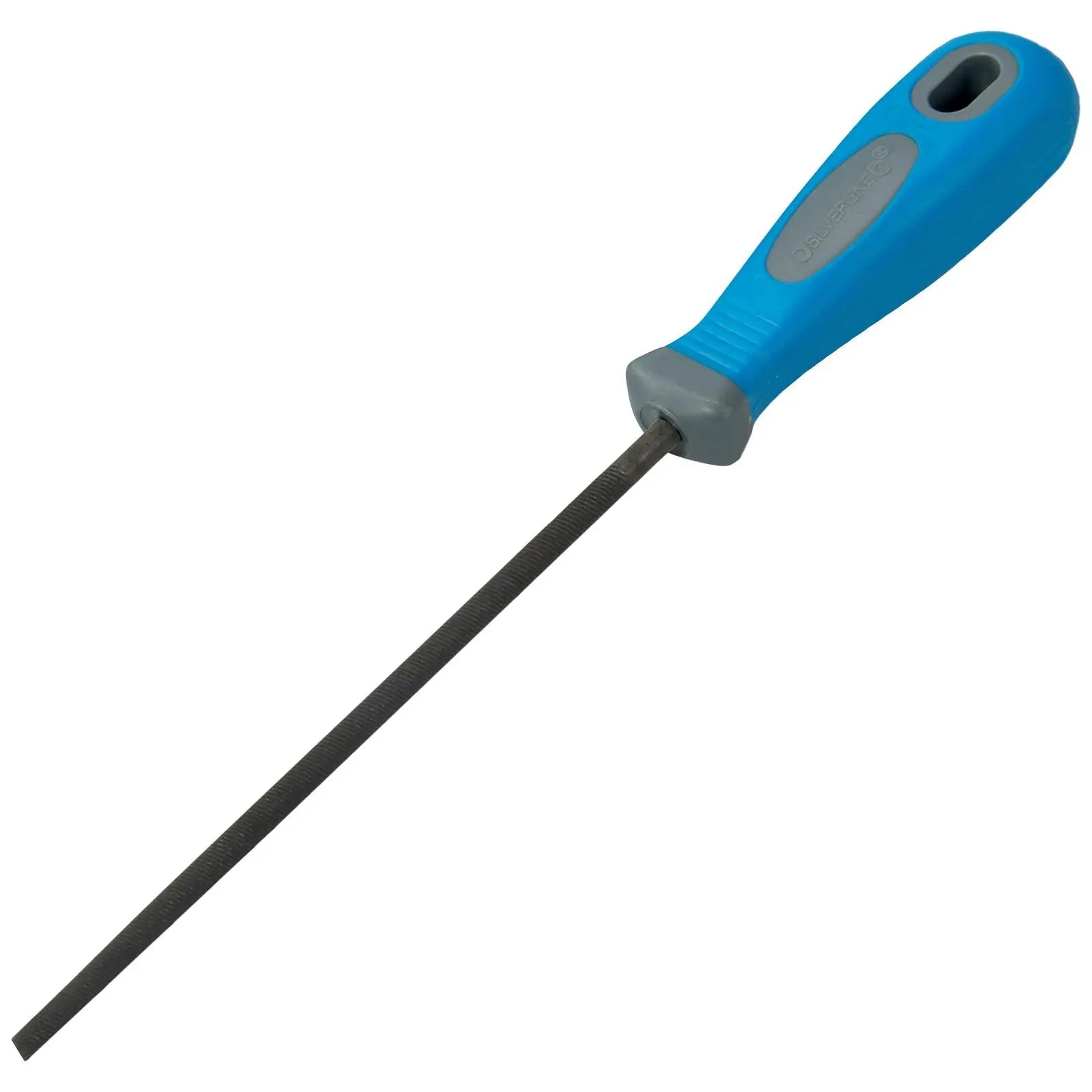 Silverline 250mm Soft Grip Round File 2nd Second Cut 36TPI Engineers Rasp Metal
