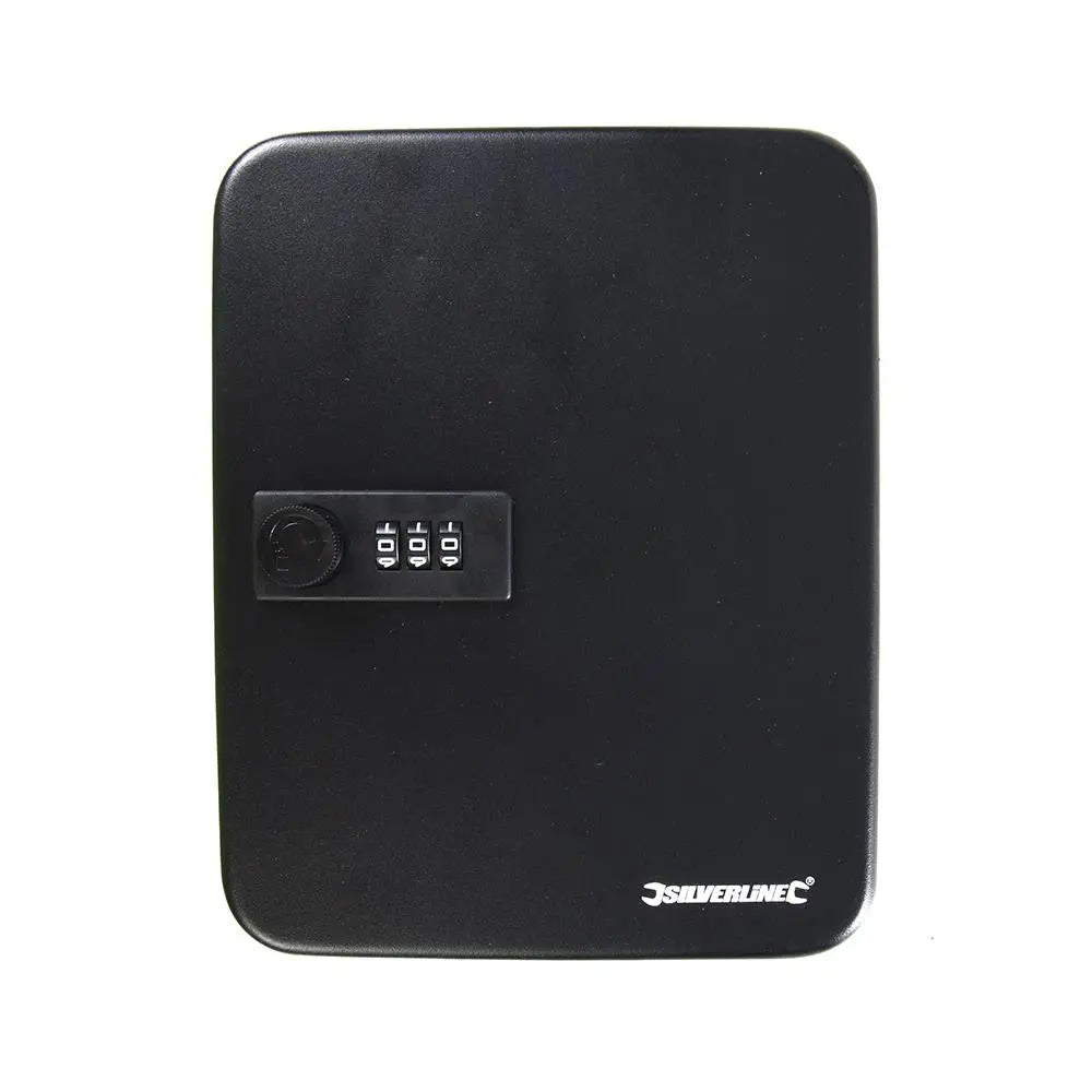 Silverline 3-Digit Combination 20-Key Cabinet 200 x 160 75mm 542519 White Rose Tools