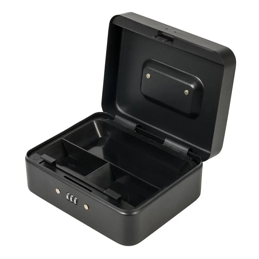 Silverline 3-Digit Combination Cash & Valuables Safe Box 200 x 160 90mm 732370 White Rose Tools
