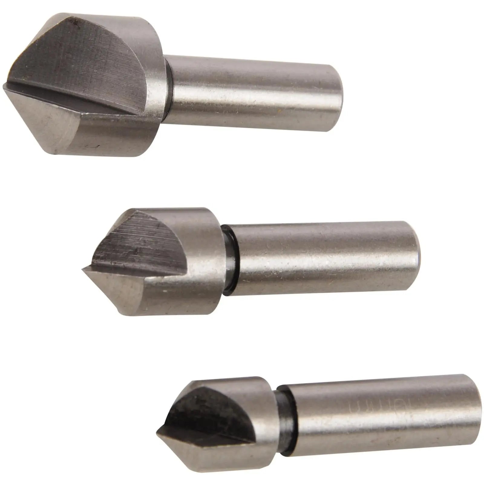 Silverline 3 Piece HSS Countersink Set 10, 12 & 16mm Drill Bit Metal