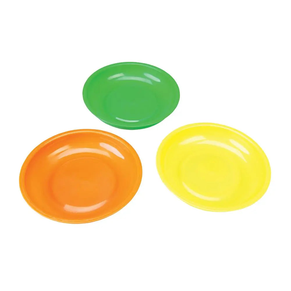 Silverline 3 Piece Hi-Vis Magnetic Bowls Parts Trays Storage Dish Bowl