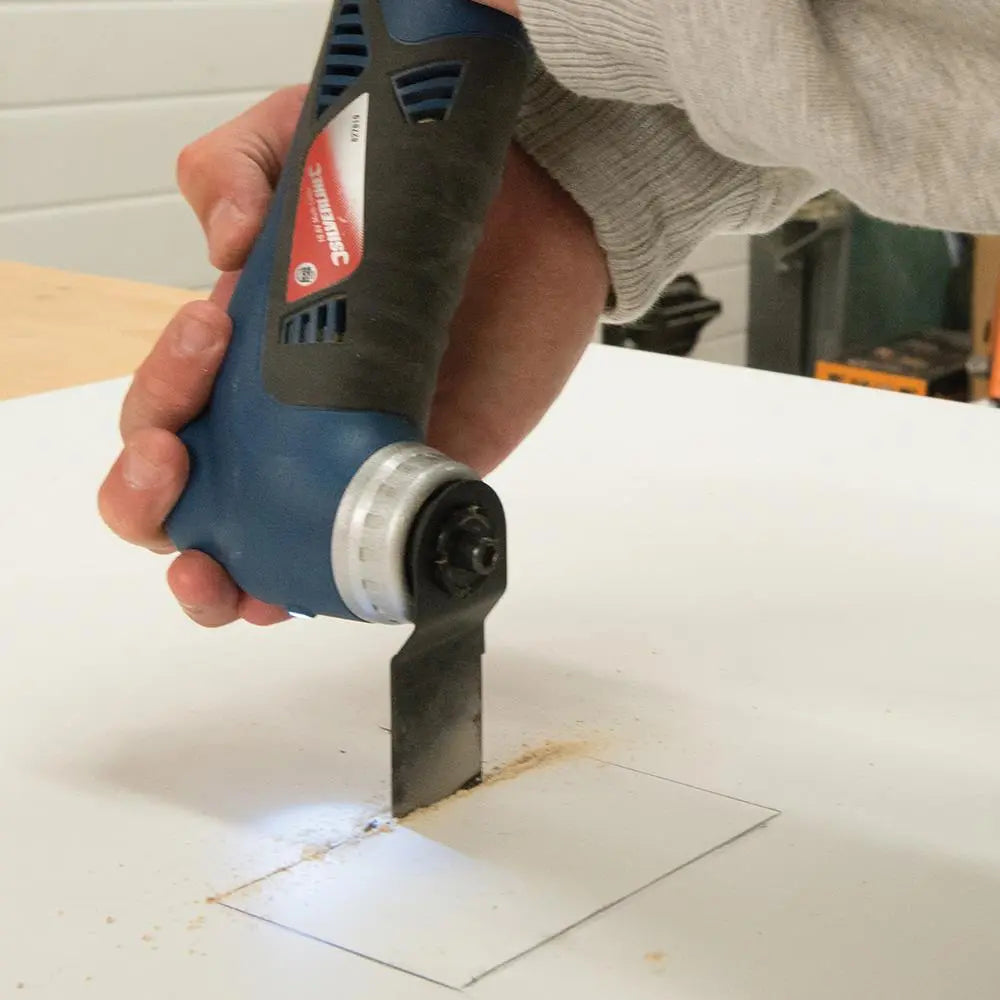 Silverline 3 Piece Multi-Cutter Saw Blade Set Oscilating Cutter HCS Scraper