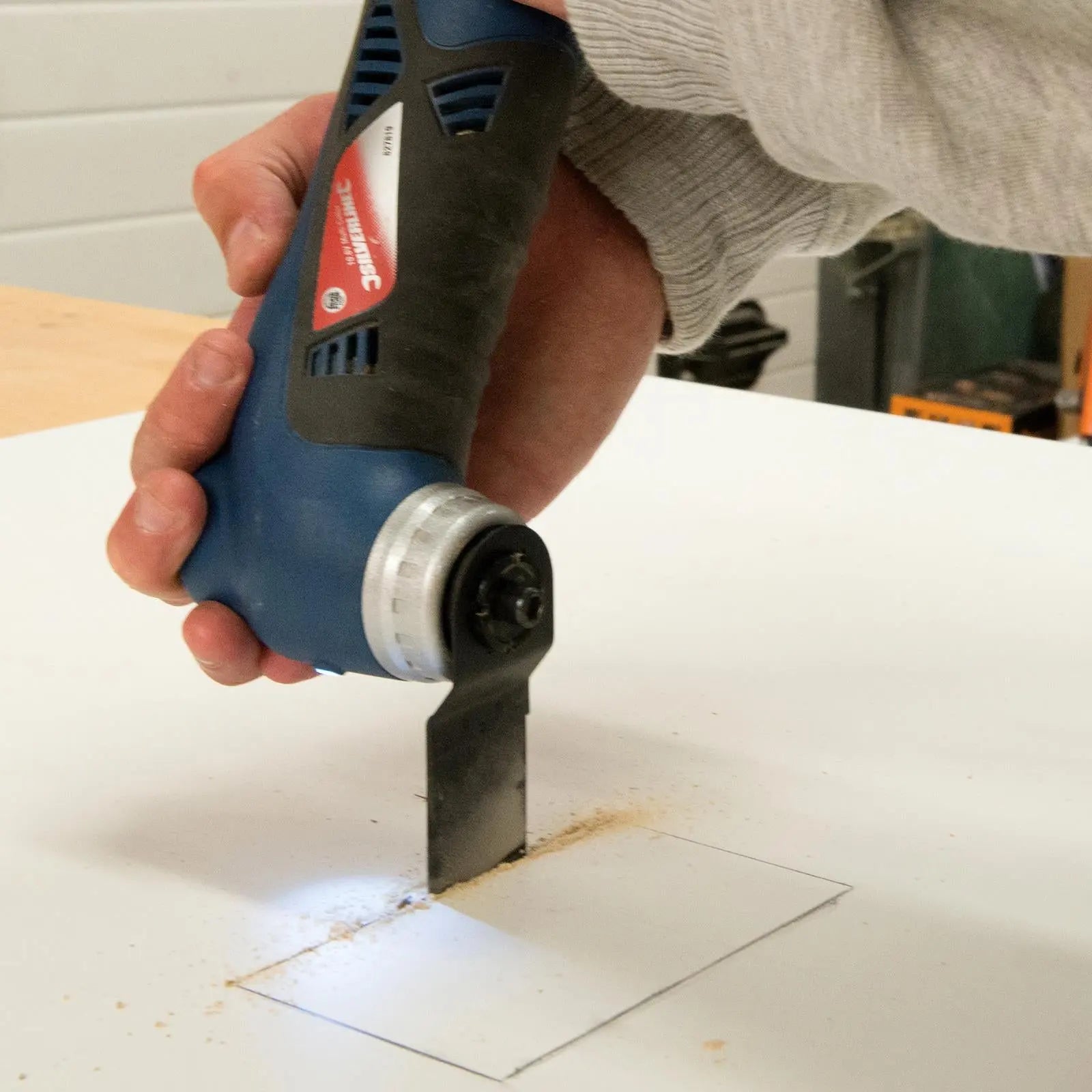 Silverline 3 Piece Multi-Cutter Saw Blade Set Oscilating Cutter HCS Scraper